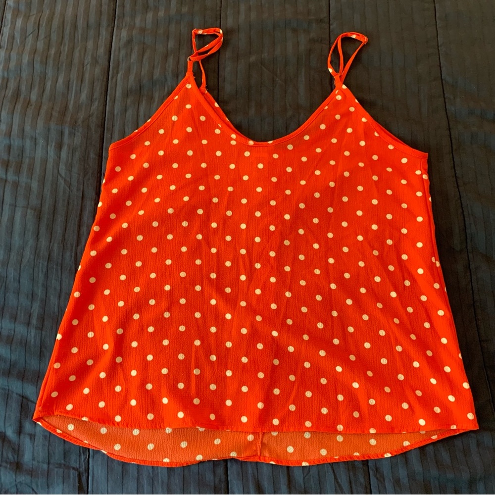 Daytrip Polka Dot Tank Top Size Large - Picture 5 of 5